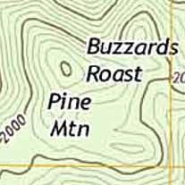 Big Basin Topo Map